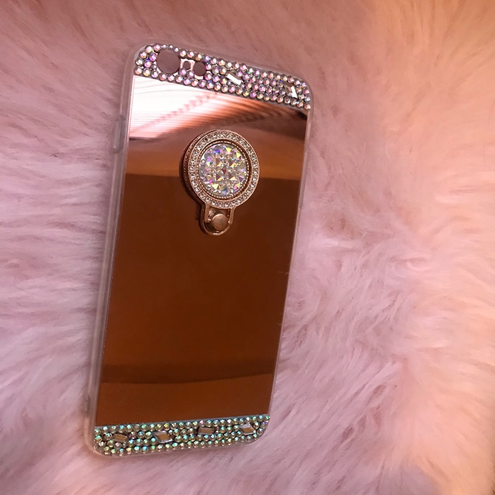 Pink shiny phone case